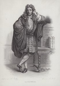 Jean de La Bruyere, ranskalainen filosofi, moralisti ja kirjailija (kaiverrus) tekijältä French School
