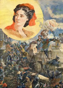 Jeanne Laisne (1456-?), joka tunnetaan nimellä Jeanne Fourquet, lempinimeltään Jeanne Hachette Heroine francaise - Jeanne Hachette Beauvais
