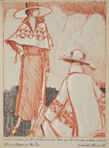 Jeanne Lanvin jne. Fashion Plates -kokoelmasta tekijältä French School