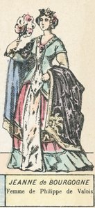 Jeanne Burgundy, Philippe de Valois