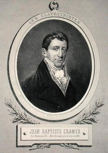 Johann Baptist Cramer (1771-1858), kaiverrus Alfred Lemoine (litho) tekijältä French School