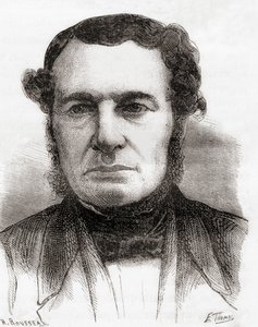 Joseph-François Malgaigne, teoksesta "Les Merveilles de la Science", julkaistu noin vuonna 1870 (litografia). tekijältä French School