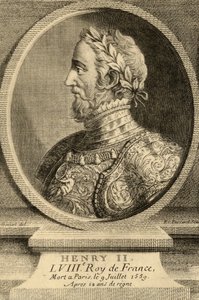 Ranskan kuningas Henrik II (1519-59). tekijältä French School