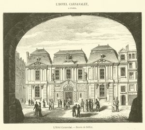 Hotel Carnavalet (kaiverrus) tekijältä French School