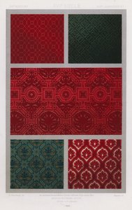 Kankaiden ornamentti: XVIth Century, XVIe Siecle, XVItes Jahrhundert (väri litho) tekijältä French School