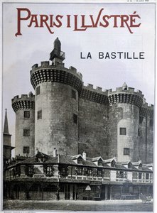 La Bastille. "Paris illustrious" -sanomalehden kansi, 13. heinäkuuta 1889. tekijältä French School