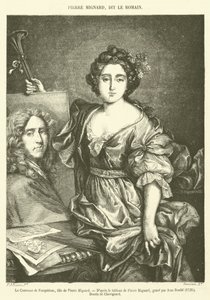 Feuquieresin kreivitär, Pierre Mignardin tytär (kaiverrus) tekijältä French School