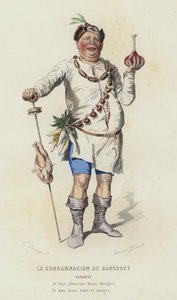 The Damnation of Bancquet (värillinen kaiverrus) tekijältä French School