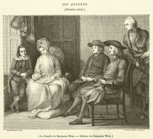 Benjamin Westin perhe (kaiverrus) tekijältä French School