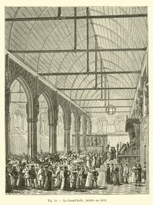 GrandSalle paloi vuonna 1618 tekijältä French School