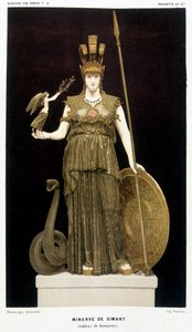 La Minerve de Simart - "Kreikkalaisten historiassa" Victor Duruy 1887. tekijältä French School