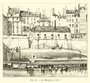 Ruumishuone vuonna 1840 tekijältä French School