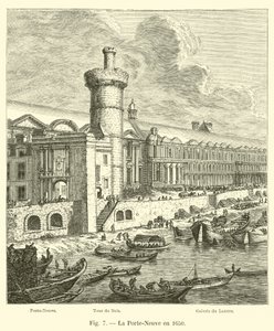 Porte-Neuve vuonna 1650 tekijältä French School