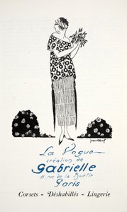 Gabriellen luoma La Vogue (stensiiliprintti) tekijältä French School