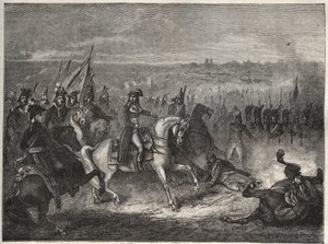 La Battle de Lonato - NAPOLEON LONATOLLA - Kutsutaan myös toiseksi CASTIGLIONEN taisteluksi: Italian kampanjassaan Napoleon voittaa itävaltalaiset Wurmserin johdolla ja pakottaa heidät vetäytymään Mantovaan. 3. elokuuta 1796 - Maurice La Charin uusi kansal tekijältä French School