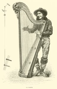 La harpe (gravat)finès tekijältä French School