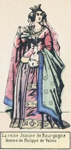 Burgundin kuningatar Joanna, Philippe de Valois
