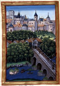 La ville de Lyon - Simphorian-Champierin "" Roman de Palamus, tarina leijonasta" tekijältä French School