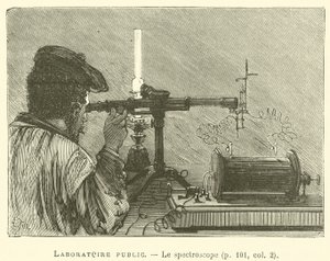 Julkinen laboratorio, Spekroskooppi (kaiverrus) tekijältä French School