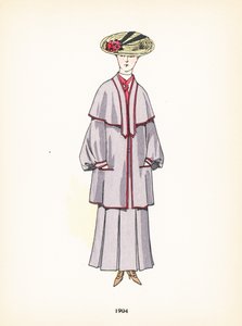 Naisten muoti, 1904 tekijältä French School