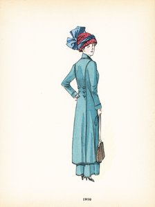 Naisten muoti, 1910 tekijältä French School