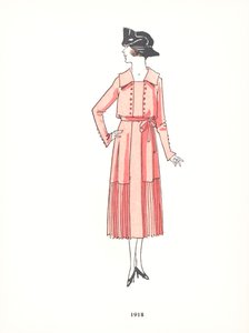 Naisten muoti, 1918 tekijältä French School