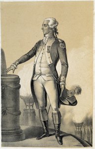 Lafayette (Lafayette) - Albert Maurinin "Ranskan vallankumouksen historiallisessa galleriassa" tekijältä French School