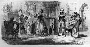 Kuningattaren kaulakorun tapaus: Madame de la Motte (1756-1791) Kaiverrus Maurice Lachatren teokseen "Paavien-kuninkaiden-kuningattaren ja keisarien historia vuosisatojen ajan" tekijältä French School