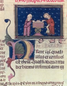 Lat 9187 fol.11v Velallinen, Coutumes de Toulouse, 1296 tekijältä French School