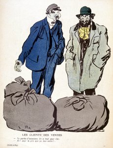 Le Mont-de-Piété: asiakkaat, myynti - julkaisussa "Paljas voilla" n¡, 3.6.1905 tekijältä French School
