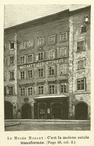 Le Musee Mozart (kaiverrus) tekijältä French School