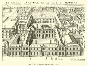 Palais-Cardinal, noin 1638 tekijältä French School