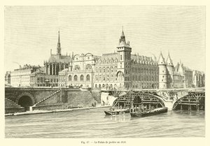 Oikeustalo vuonna 1859 tekijältä French School