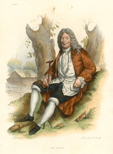 Le Sage (värillinen kaiverrus) tekijältä French School
