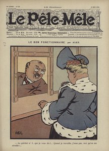Hyvä virkamies (väri litho) tekijältä French School