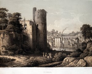 Clisson Castle - Litografia tekijältä French School
