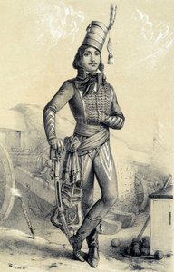 Kenraali Marceau - Albert Maurinin teoksessa "Galerie historique de la Revolution francaise". tekijältä French School