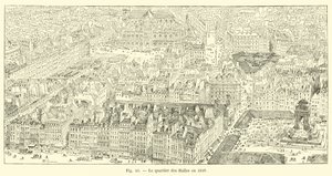 Hallesin kaupunginosa vuonna 1849 tekijältä French School
