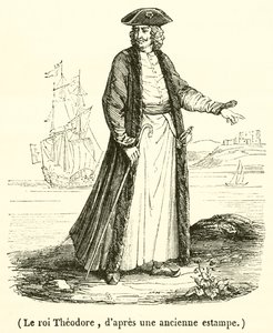 Le roi Theodore (kaiverrus) tekijältä French School