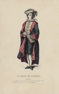 Les Folies De Cardenio, Cardenio (värillinen kaiverrus) tekijältä French School