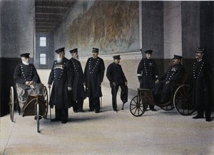 Les Moines Lais: vammaiset sotilaat - "Military Albumissa"" - vammaiset tekijältä French School
