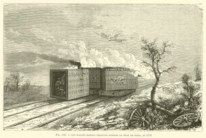Sokeat vaunut Pariisin piirityksen aikana vuonna 1870 (kaiverrus) tekijältä French School