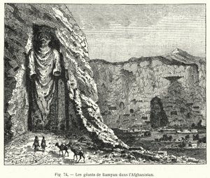 Bamiyan Giants in Afganistan (kaiverrus) tekijältä French School