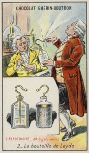 Leyden Jar (chromolitho) tekijältä French School