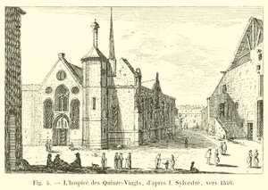 Quinze-Vingts-sairaala, I Sylvestren jälkeen, noin 1546 tekijältä French School