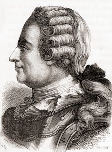 Kenraaliluutnantti Jean-Baptiste Vaquette de Gribeauval, teoksesta Les Merveilles de la Science, julkaistu noin vuonna 1870 (kaiverrus). tekijältä French School