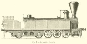 Locomotive Engerth (kaiverrus) tekijältä French School