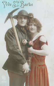 Eläköön Santa Barbara!, Postikortti 1920-luvun alusta tekijältä French School