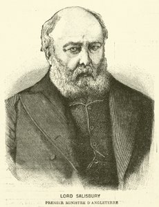 Lord Salisbury, Britannian pääministeri (kaiverrus) tekijältä French School