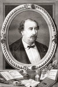 Louis Figuier, ranskalainen tiedemies ja kirjailija, Les Merveilles de la Science, pub.1870 tekijältä French School